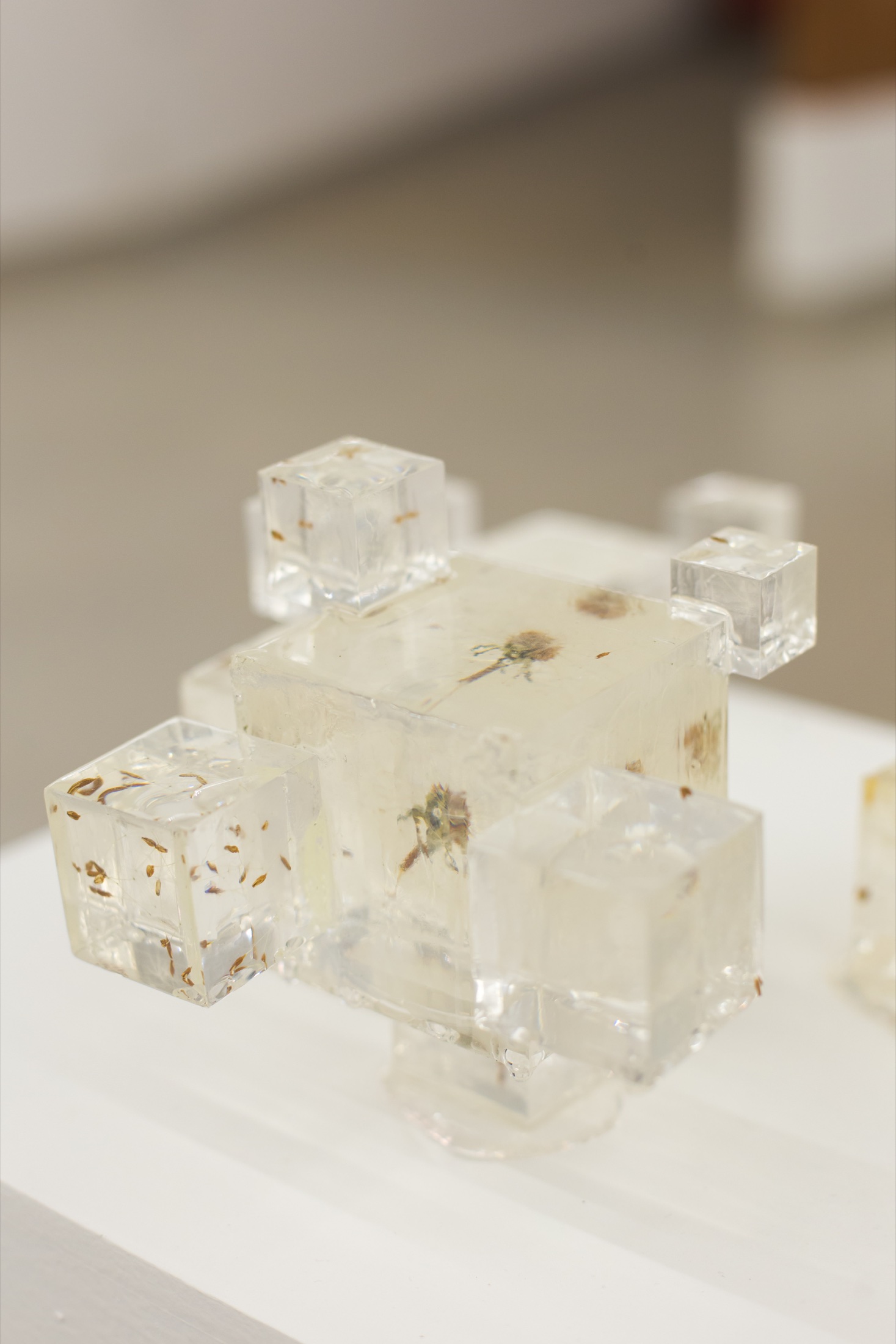 Detail of resin installation at Displacement II